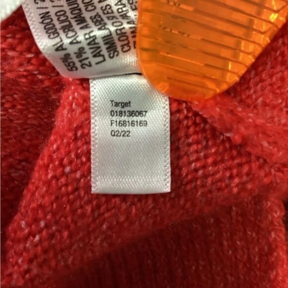 A New Day Women’s Pullover Turtleneck Sweater, Red, size XS - Picture 8 of 8